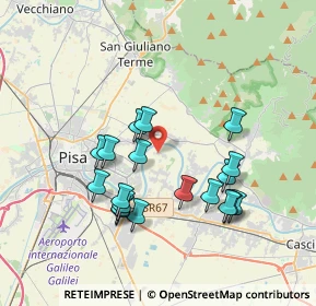 Mappa Via Santa Lucia, 56023 Cascina PI, Italia (3.6)