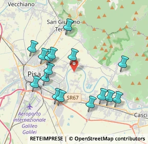 Mappa Via Santa Lucia, 56023 Cascina PI, Italia (4.0175)