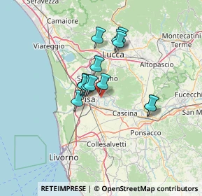 Mappa Via Santa Lucia, 56023 Cascina PI, Italia (9.97929)