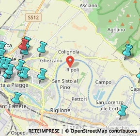 Mappa Via Santa Lucia, 56023 Cascina PI, Italia (3.3475)