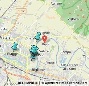 Mappa Via Santa Lucia, 56023 Cascina PI, Italia (1.68727)