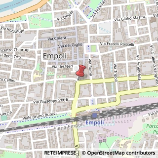 Mappa Via Mario Fabiani,  1, 50053 Empoli, Firenze (Toscana)