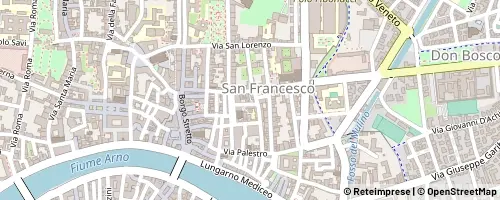Mappa Pisa