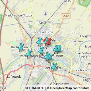 Mappa Via Vernaccini Giuseppe, 56127 Pisa PI, Italia (1.41909)