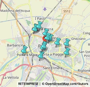 Mappa Via San Francesco, 56127 Pisa PI, Italia (1.17923)