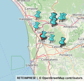 Mappa Via Ludovico Coccapani, 56127 Pisa PI, Italia (12.22833)