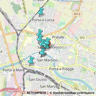 Mappa Via San Francesco, 56127 Pisa PI, Italia (0.53545)