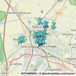 Mappa Via Pasquale Paoli, 56127 Pisa PI, Italia (1.07188)