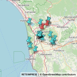 Mappa Via Pasquale Paoli, 56127 Pisa PI, Italia (8.6515)