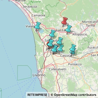 Mappa Via Pasquale Paoli, 56127 Pisa PI, Italia (9.705)