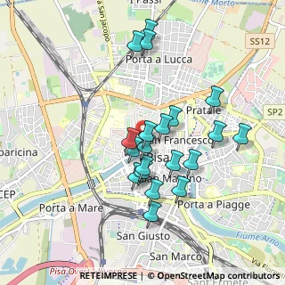 Mappa Via Pasquale Paoli, 56127 Pisa PI, Italia (0.835)