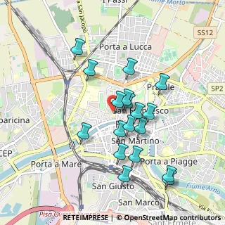 Mappa Via Pasquale Paoli, 56127 Pisa PI, Italia (0.86278)
