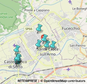 Mappa Via Pietro Mascagni, 56029 Santa Croce sull'Arno PI, Italia (2.09)