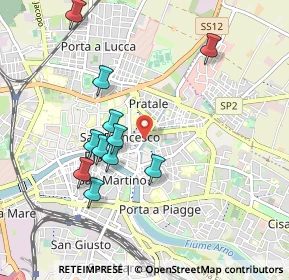 Mappa Via Edmondo de Amicis, 56127 Pisa PI, Italia (0.94091)