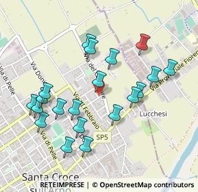 Mappa Via del Castellare, 56029 Santa Croce sull'Arno PI, Italia (0.502)