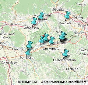 Mappa Via del Castellare, 56029 Santa Croce sull'Arno PI, Italia (12.12053)