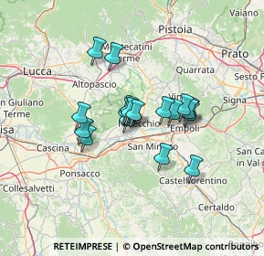 Mappa Via del Castellare, 56029 Santa Croce sull'Arno PI, Italia (9.92056)