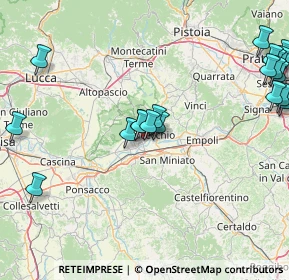 Mappa Via del Castellare, 56029 Santa Croce sull'Arno PI, Italia (21.7555)