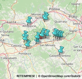 Mappa Via Giovanni Verga, 56029 Santa Croce sull'Arno PI, Italia (10.42875)