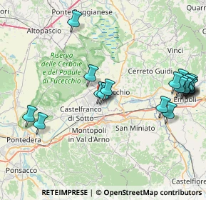 Mappa Via Giovanni Verga, 56029 Santa Croce sull'Arno PI, Italia (9.739)