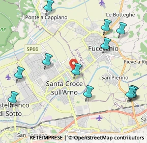 Mappa Via Giovanni Verga, 56029 Santa Croce sull'Arno PI, Italia (2.665)