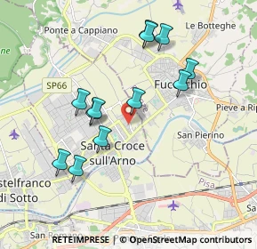 Mappa Via del Castellare, 56029 Santa Croce sull'Arno PI, Italia (1.82917)