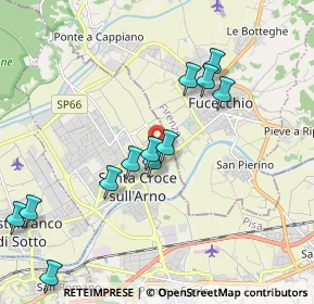 Mappa Via del Castellare, 56029 Santa Croce sull'Arno PI, Italia (2.05083)
