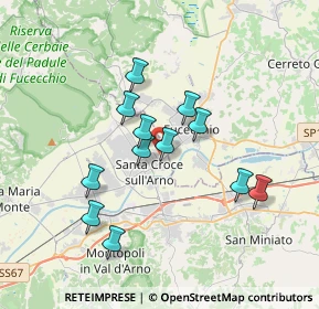 Mappa Via del Castellare, 56029 Santa Croce sull'Arno PI, Italia (3.15083)