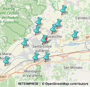 Mappa Via Giovanni Verga, 56029 Santa Croce sull'Arno PI, Italia (3.77273)