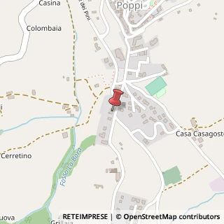 Mappa Via Colle Ascensione, 22, 52014 Poppi, Arezzo (Toscana)