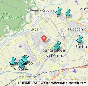 Mappa , 56029 Santa Croce sull'Arno PI, Italia (2.69909)