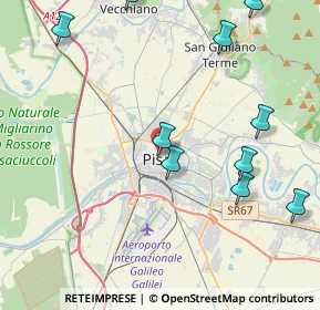 Mappa San Paolo all'Orto, 56127 Pisa PI, Italia (6.04385)