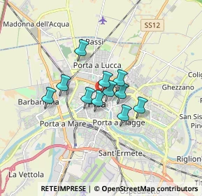 Mappa San Paolo all'Orto, 56127 Pisa PI, Italia (1.07)