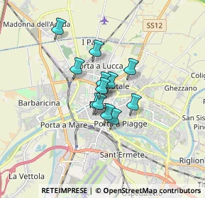 Mappa San Paolo all'Orto, 56127 Pisa PI, Italia (1.055)