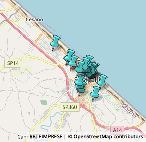 Mappa Via G. Frescobaldi, 60019 Senigallia AN, Italia (0.954)