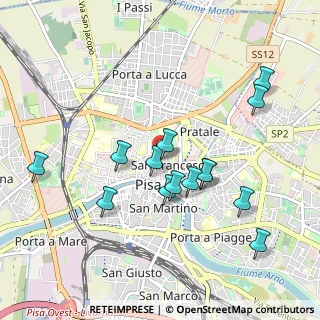 Mappa Via Renato Fucini, 56127 Pisa PI, Italia (0.95643)