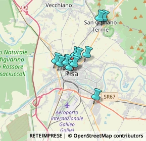 Mappa Via Renato Fucini, 56127 Pisa PI, Italia (2.14)
