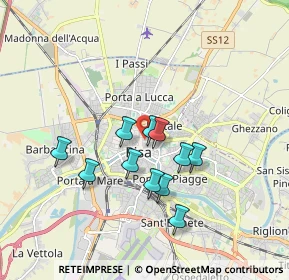 Mappa Via Renato Fucini, 56127 Pisa PI, Italia (1.49818)