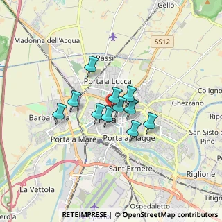 Mappa Via Renato Fucini, 56127 Pisa PI, Italia (1.09273)