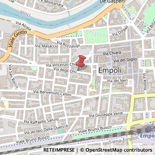 Mappa Via degli Orti, 38, 50053 Empoli, Firenze (Toscana)