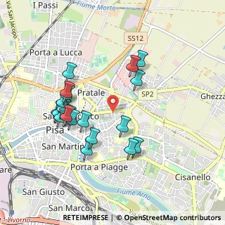 Mappa Via Felice Tribolati, 56127 Pisa PI, Italia (0.945)