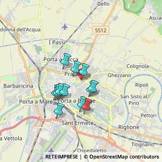 Mappa Via Felice Tribolati, 56127 Pisa PI, Italia (1.36667)