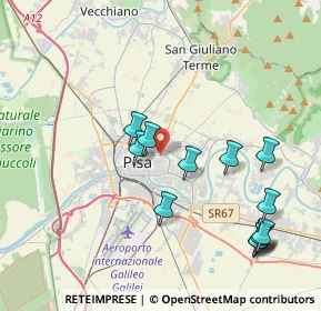 Mappa Via Felice Tribolati, 56127 Pisa PI, Italia (4.47077)