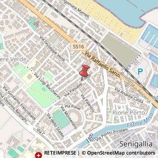 Mappa Via Pasubio, 8, 60019 Senigallia, Ancona (Marche)