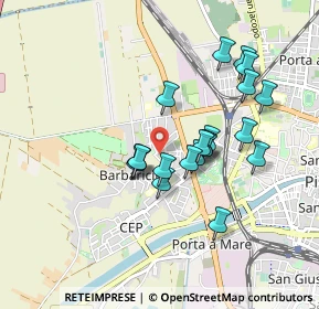 Mappa Via Nicola Badaloni, 56122 Pisa PI, Italia (0.792)