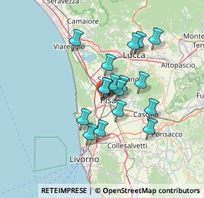 Mappa Via Nicola Badaloni, 56122 Pisa PI, Italia (11.10765)