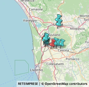 Mappa Via Andrea Costa, 56122 Pisa PI, Italia (7.24667)