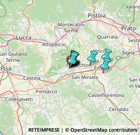 Mappa Via Emilia Romagna, 56029 Santa Croce sull'Arno PI, Italia (4.351)