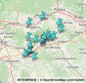 Mappa Via Emilia Romagna, 56029 Santa Croce sull'Arno PI, Italia (10.25895)