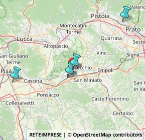 Mappa Via Emilia Romagna, 56029 Santa Croce sull'Arno PI, Italia (61.14571)